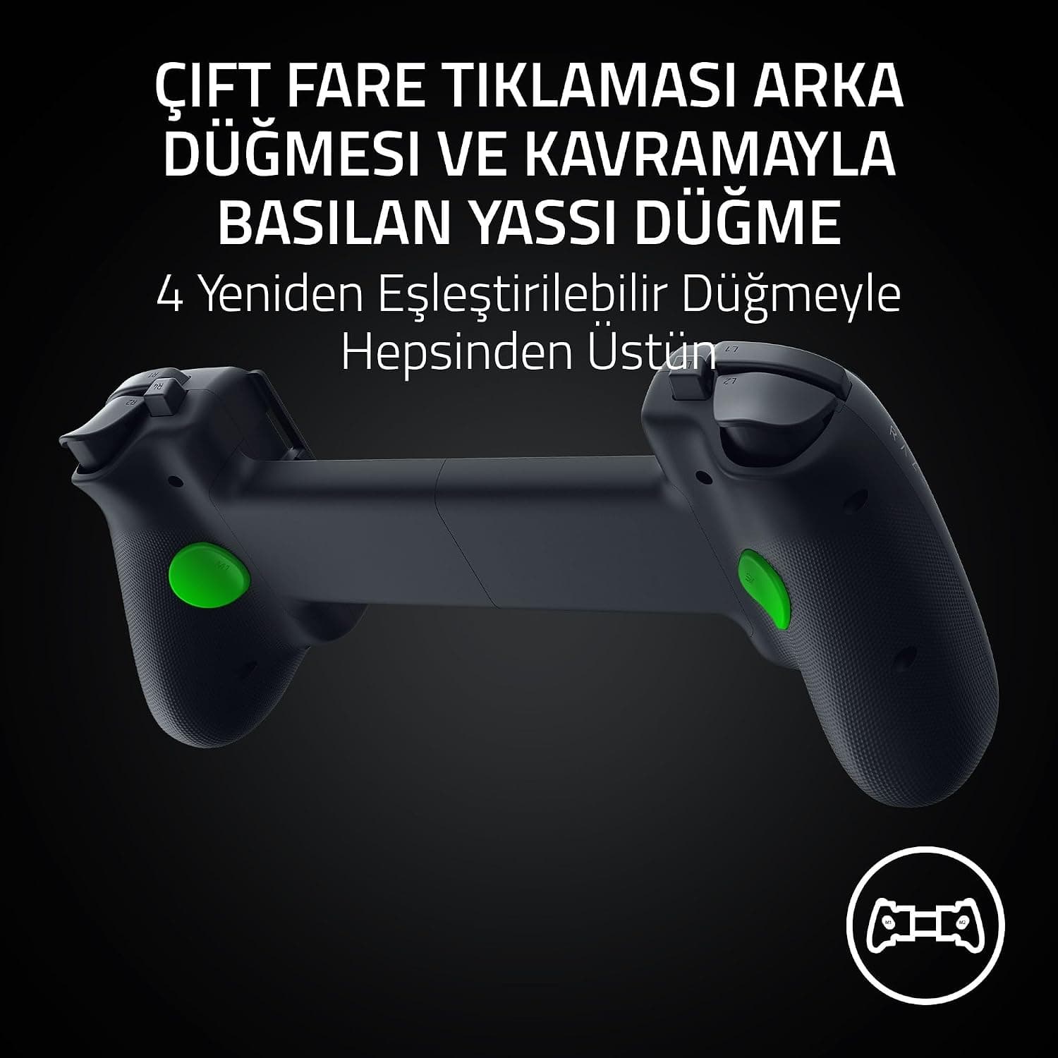 دسته بازی موبایل برای iPhone، گوشیهای هوشمند Android و تبلتهای 8 اینچی Razer Kishi V3 Pro، USB-C، جویاستیک ضدلغزش، مشکی دسته بازی موبایل برای iPhone، گوشیهای هوشمند Android و تبلتهای 8 اینچی Razer Kishi V3 Pro، USB-C، جویاستیک ضدلغزش، مشکی