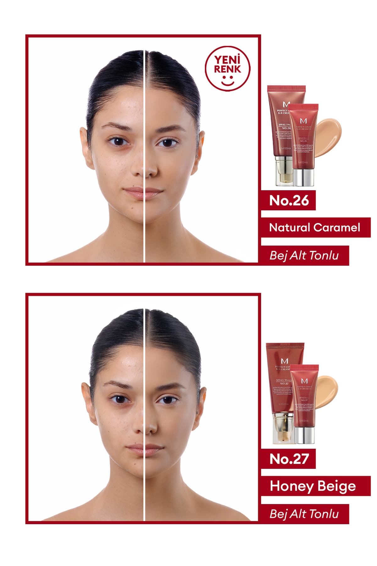 کرم BB چندمنظوره Missha با پوشانندگی بالا M Perfect Cover SPF42/PA+++ No.21 (50ml) کرم BB چندمنظوره Missha با پوشانندگی بالا M Perfect Cover SPF42/PA+++ No.21 (50ml)