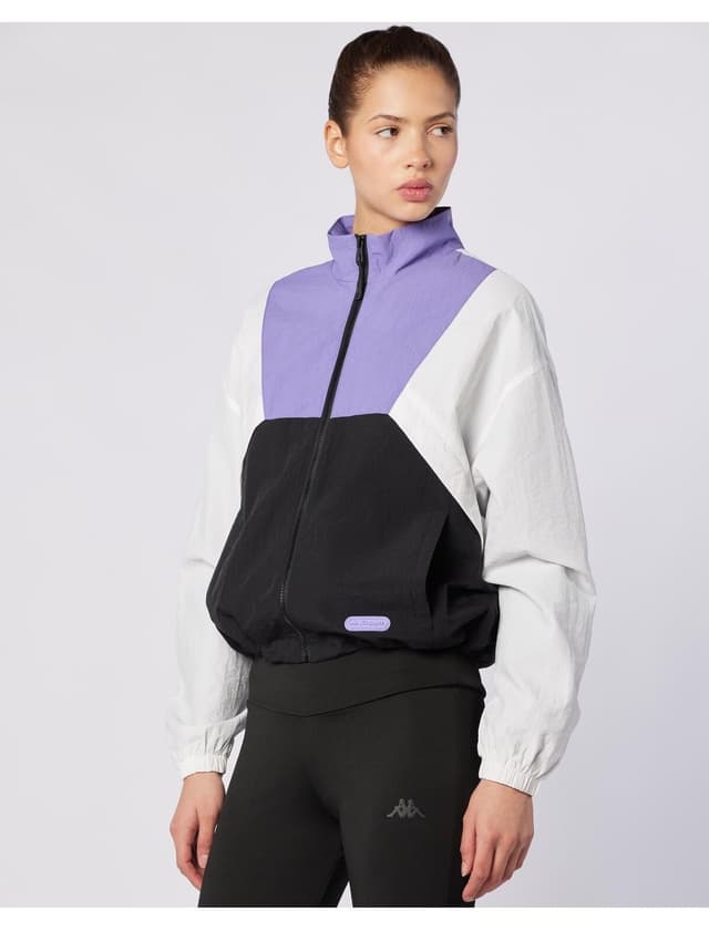 بارانی زنانه Kappa مدل Andyse مشکی-سفید-بنفش Comfort بارانی زنانه Kappa مدل Andyse مشکی-سفید-بنفش Comfort