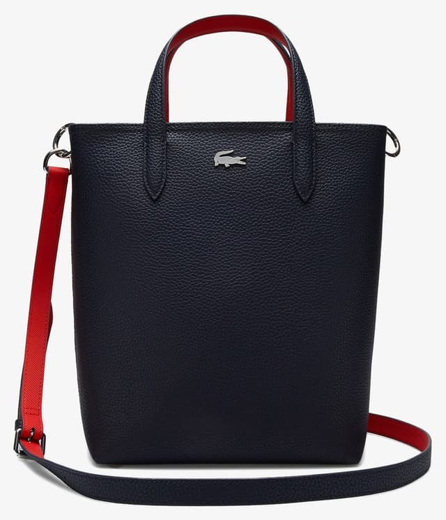 کیف دوشی زنانه Lacoste سرمهای مدل Anna کیف دوشی زنانه Lacoste سرمهای مدل Anna