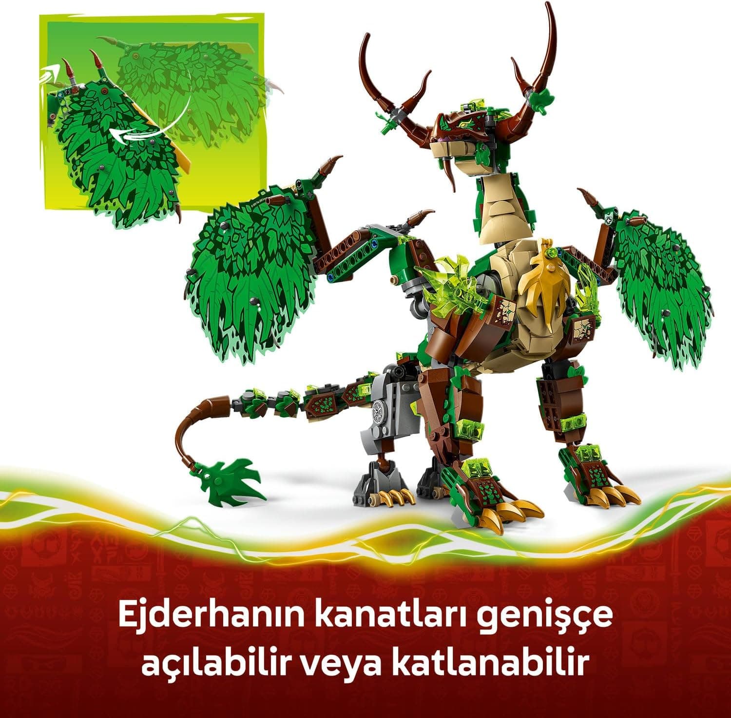 لگو NINJAGO اژدهای زندگی مدل 71859 لگو NINJAGO اژدهای زندگی مدل 71859