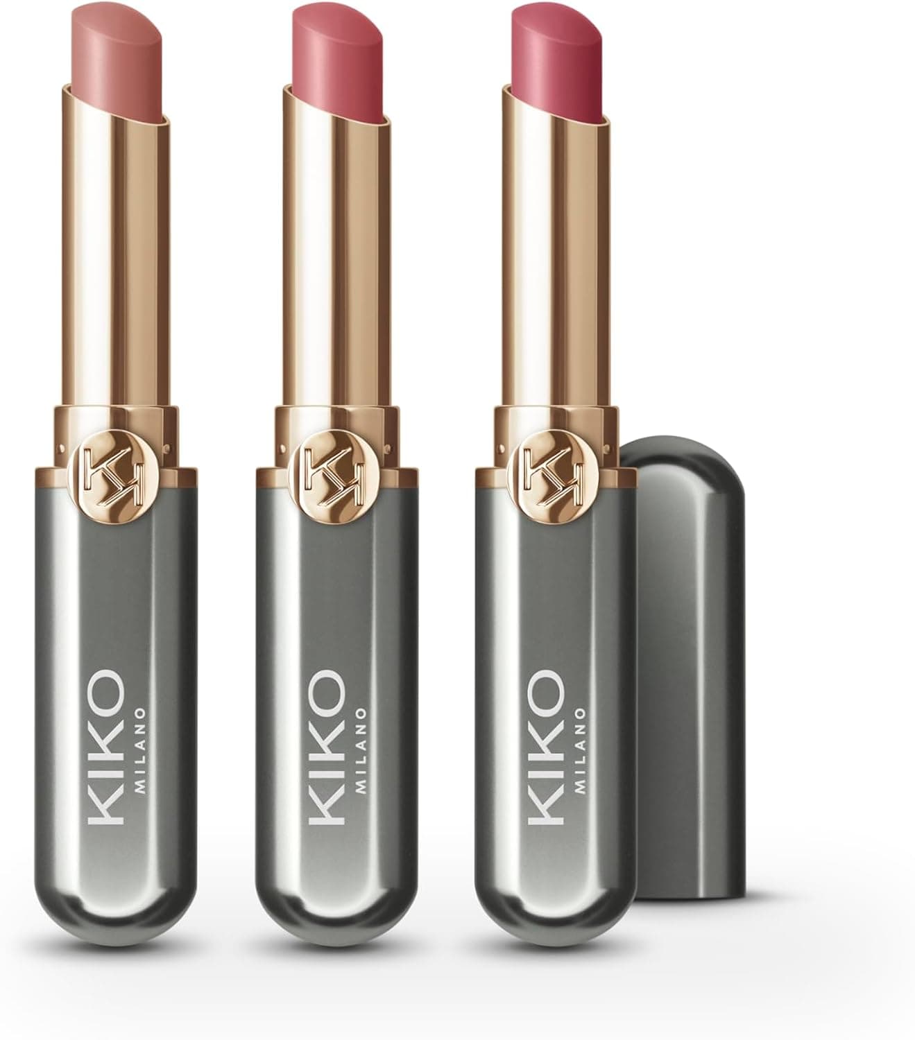 ست رژلب Kiko Milano Unlimited Perfection سهتایی کرمی بدون انتقال با ماندگاری طولانی مدل 01 ست رژلب Kiko Milano Unlimited Perfection سهتایی کرمی بدون انتقال با ماندگاری طولانی مدل 01
