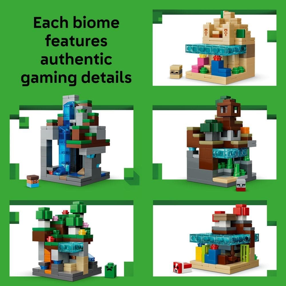 لگو مدل Minecraft Mini Biomes 21589 لگو مدل Minecraft Mini Biomes 21589