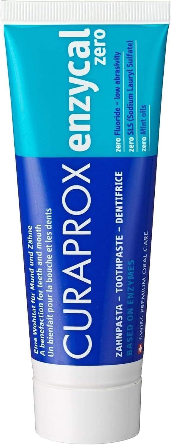 خمیر دندان Curaprox Enzycal 1450 ppm فلوراید بدون SLS 75ml خمیر دندان Curaprox Enzycal 1450 ppm فلوراید بدون SLS 75ml