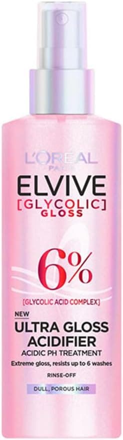 اسپری تریتمنت مو بدون شستشو L'Oréal Paris Elvive Glycolic Gloss 150 ml اسپری تریتمنت مو بدون شستشو L'Oréal Paris Elvive Glycolic Gloss 150 ml