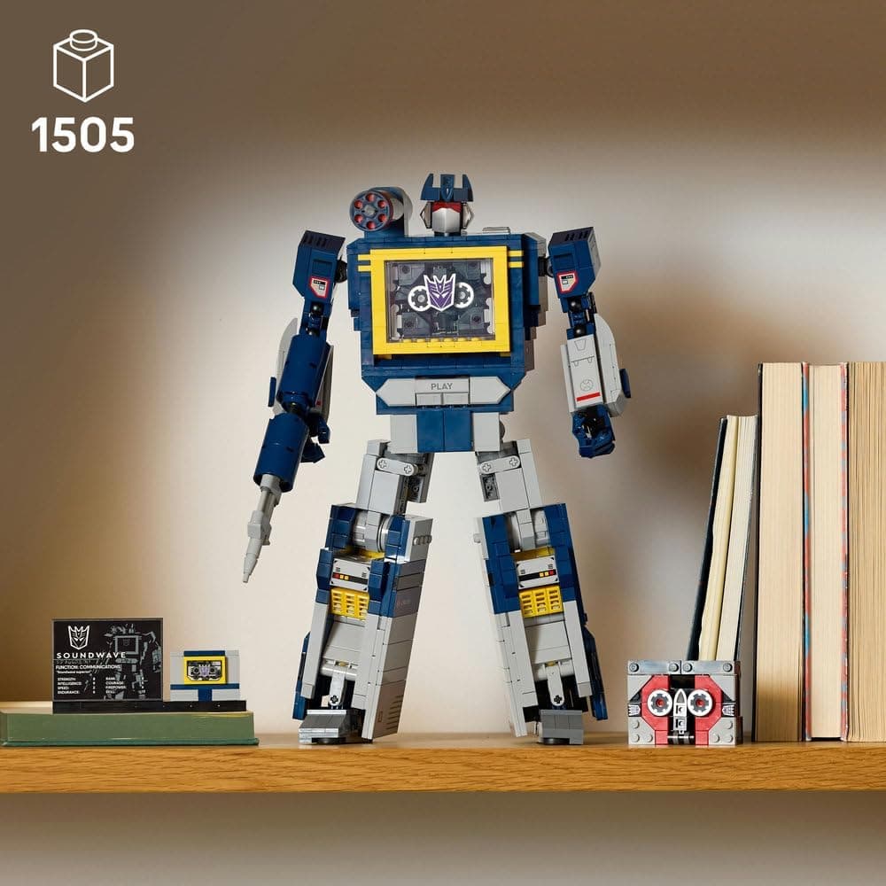 لگو Icons Transformers Soundwave مدل 10358 لگو Icons Transformers Soundwave مدل 10358