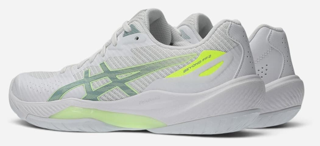 کفش والیبال زنانه Asics کرم/مشکی مدل BEYOND FF 2 1072A132-100 کفش والیبال زنانه Asics کرم/مشکی مدل BEYOND FF 2 1072A132-100