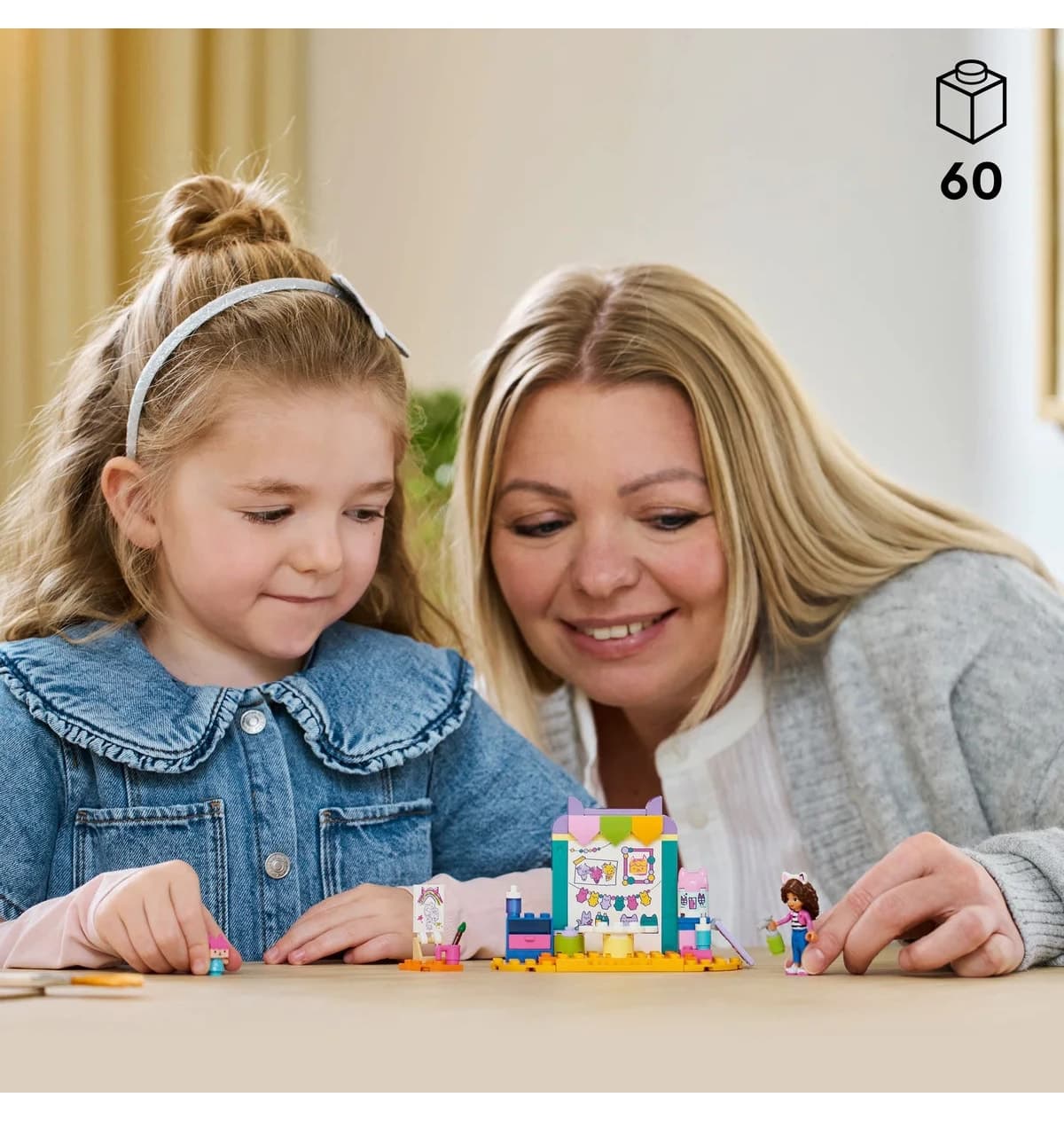 لگو Gabby's Dollhouse گربه کارتنی و هنرهای دستی 60 قطعه مدل 10795 لگو Gabby's Dollhouse گربه کارتنی و هنرهای دستی 60 قطعه مدل 10795