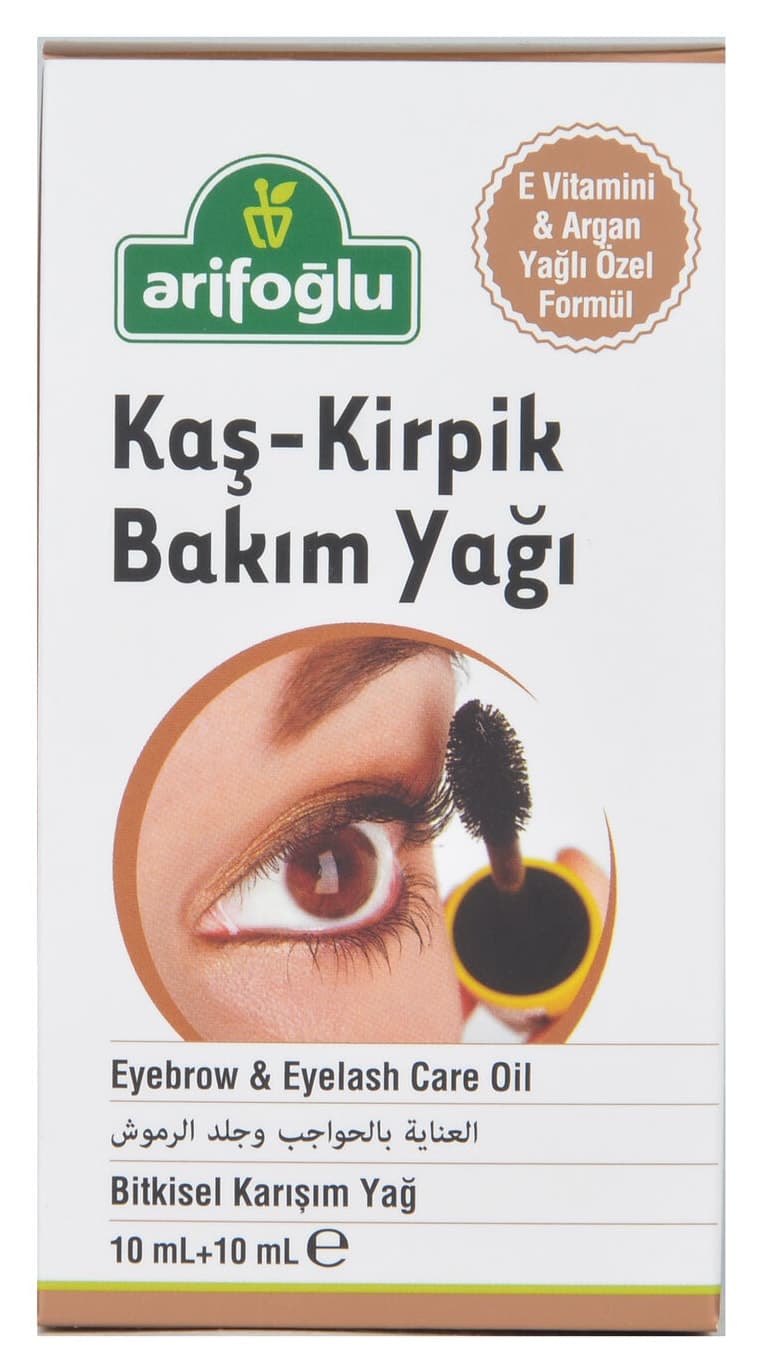 روغن مراقبت از ابرو و مژه Arifoğlu حاوی روغن آرگان و ویتامین E طبیعی 10 ml + 10 ml روغن مراقبت از ابرو و مژه Arifoğlu حاوی روغن آرگان و ویتامین E طبیعی 10 ml + 10 ml