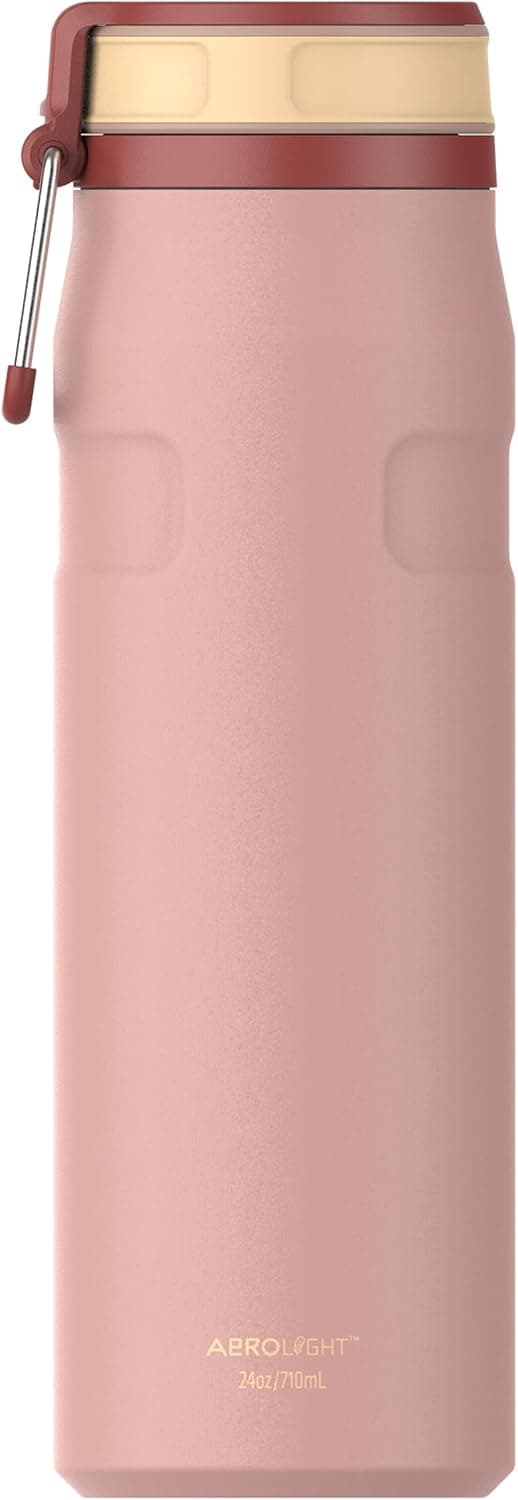 بطری آب عایقدار Stanley مدل The IceFlow Twist & Flip، استیل ضدزنگ، Peach Rose، 0.7 Litre بطری آب عایقدار Stanley مدل The IceFlow Twist & Flip، استیل ضدزنگ، Peach Rose، 0.7 Litre