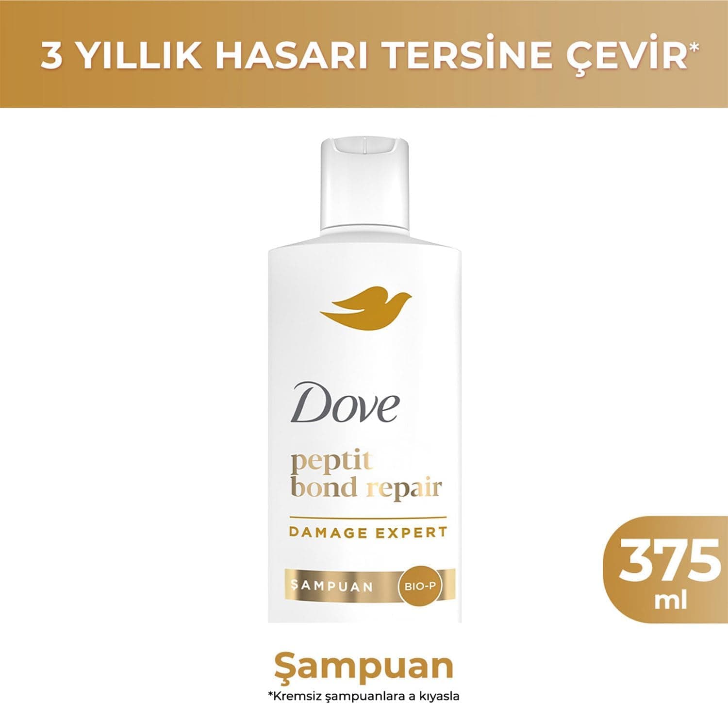 شampoo Dove Peptide Bond Repair 375ml شampoo Dove Peptide Bond Repair 375ml