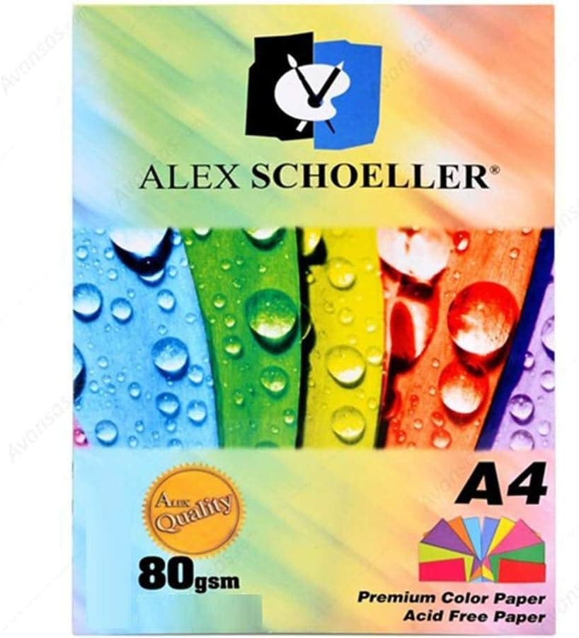کاغذ فتوکپی Alex Schoeller رنگی متنوع A4 مدل A.FTK.KGT.450.02 - 621 کاغذ فتوکپی Alex Schoeller رنگی متنوع A4 مدل A.FTK.KGT.450.02 - 621