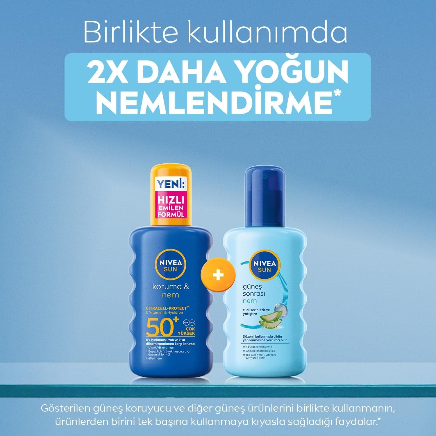 اسپری بدن خنککننده پس از آفتاب NIVEA SUN آلوئه ورا 200ml اسپری بدن خنککننده پس از آفتاب NIVEA SUN آلوئه ورا 200ml