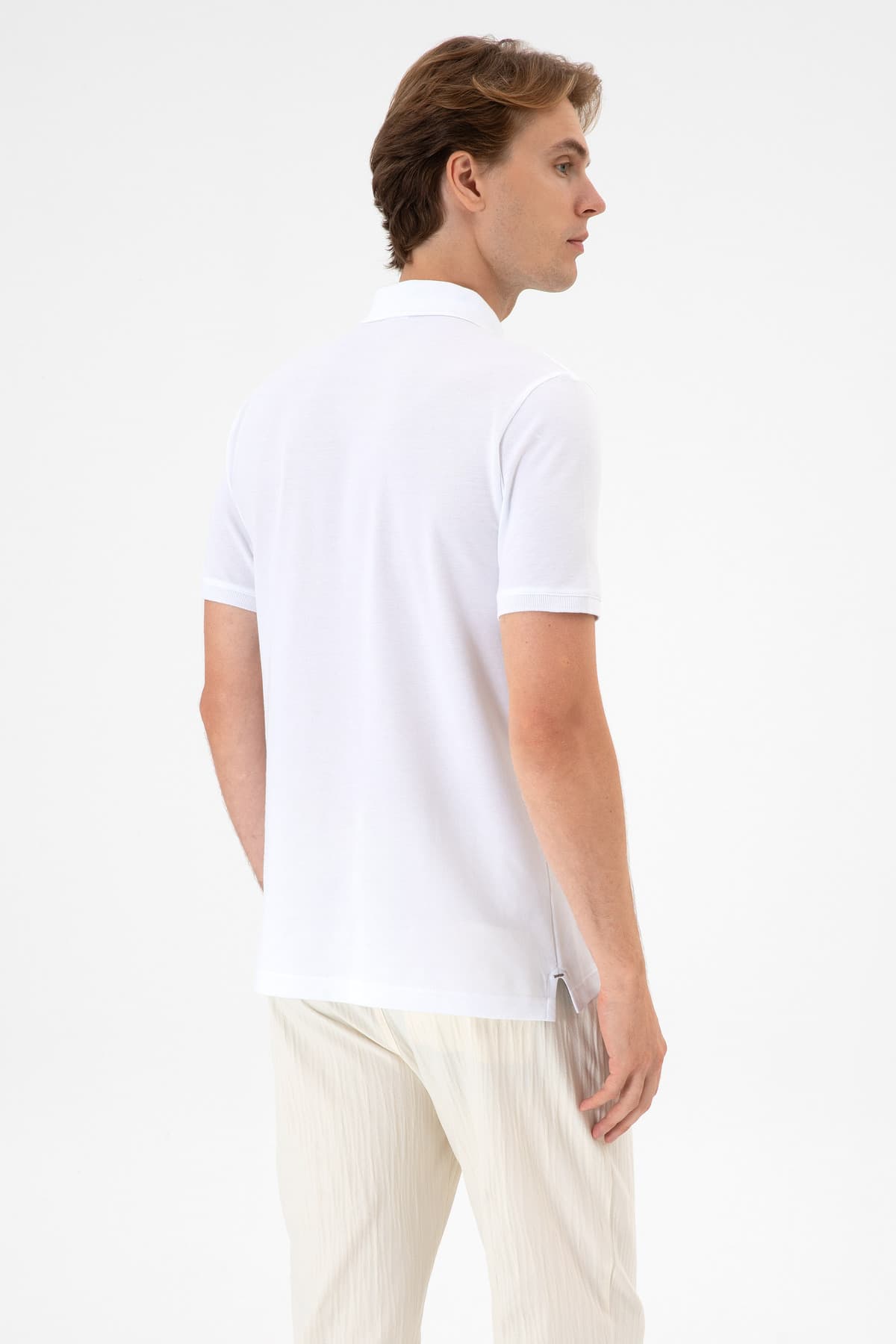 تیشرت مردانه U.S. Polo Assn. فیت رگولار یقه پولو قهوهای روشن مدل 50299824-VR052 تیشرت مردانه U.S. Polo Assn. فیت رگولار یقه پولو قهوهای روشن مدل 50299824-VR052