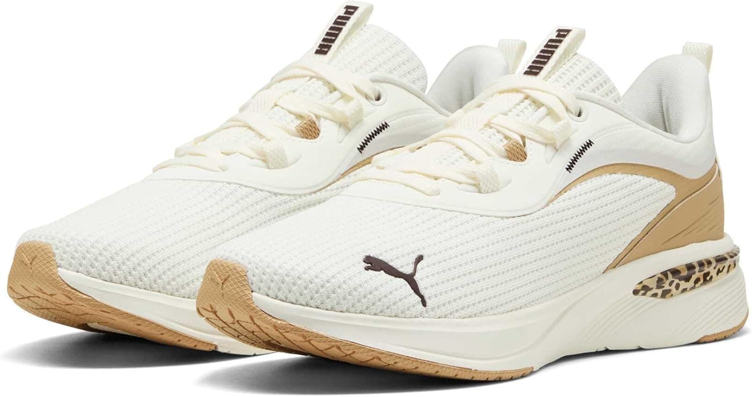 کفش دویدن زنانه PUMA Softride Charm Animal Wns سفید گرم و قهوهای شکلاتی 38 کفش دویدن زنانه PUMA Softride Charm Animal Wns سفید گرم و قهوهای شکلاتی 38