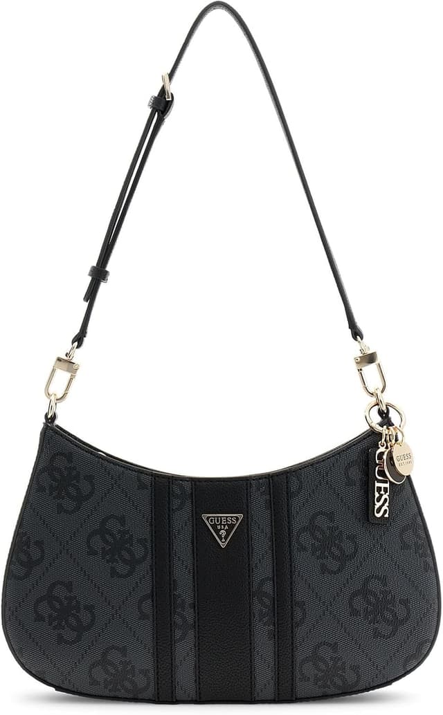 کیف دوشی زنانه GUESS با زیپ بالایی NOELLE II کیف دوشی زنانه GUESS با زیپ بالایی NOELLE II