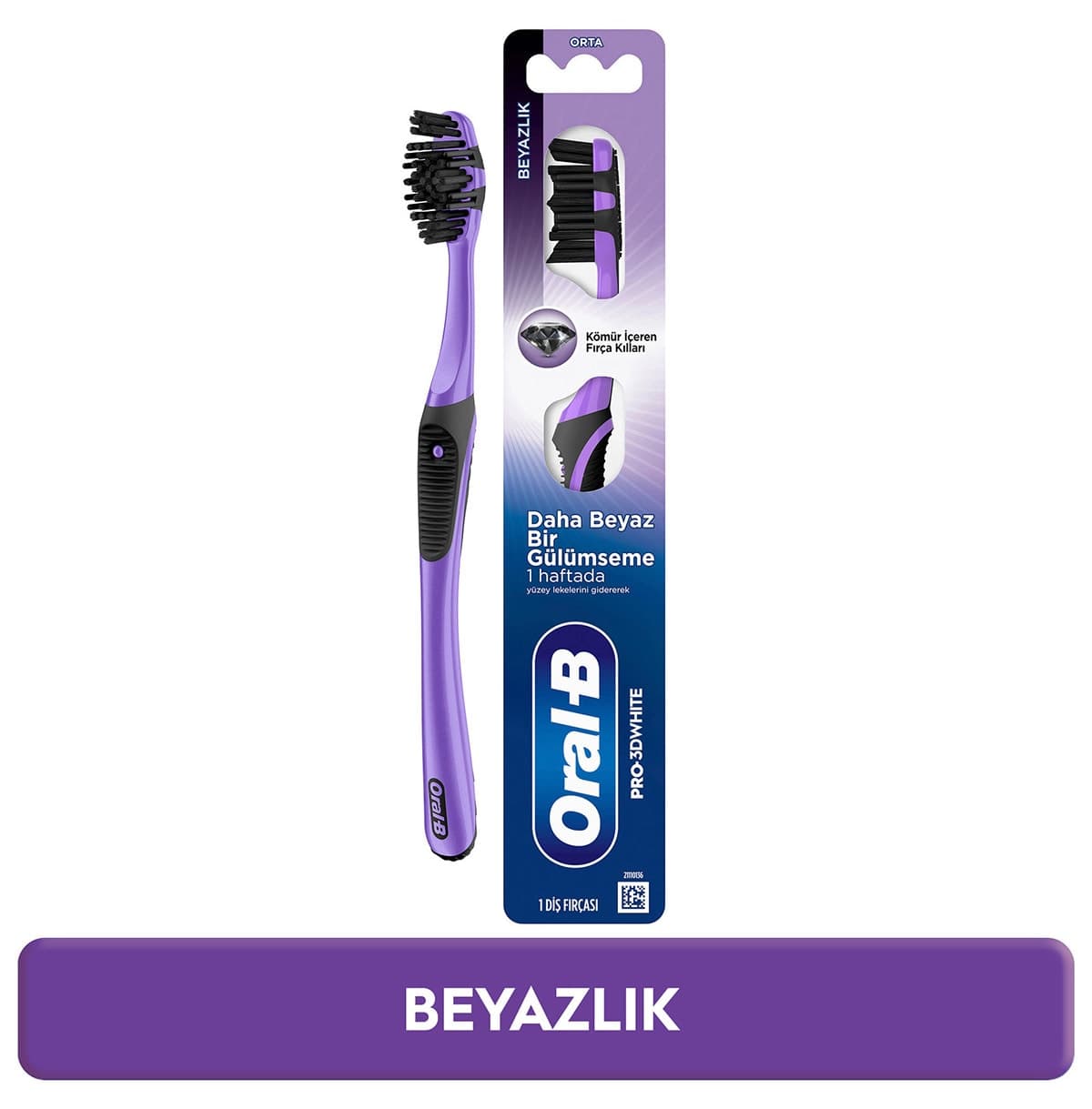 مسواک دندان Oral-B سفیدکننده با زغال مدل Pro-3DWhite مسواک دندان Oral-B سفیدکننده با زغال مدل Pro-3DWhite