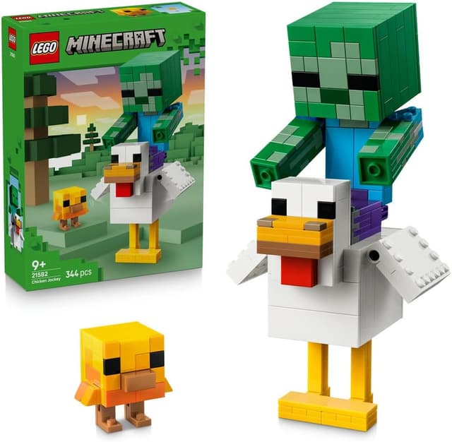 لگو 21582 Minecraft Chicken Jockey لگو 21582 Minecraft Chicken Jockey