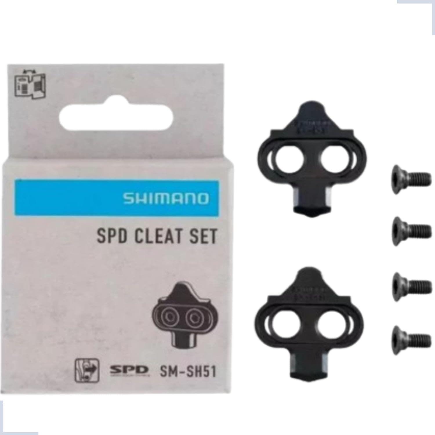 ست پدال دوچرخه SHIMANO مشکی مدل SM-SH51 ست پدال دوچرخه SHIMANO مشکی مدل SM-SH51