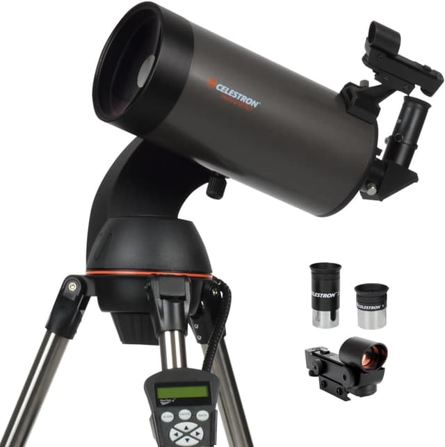 تلسکوپ کامپیوتری قابلحمل Celestron مدل 22097 NexStar 127SLT-Mak ماکسوتوف-کاسگرین خاکستری تلسکوپ کامپیوتری قابلحمل Celestron مدل 22097 NexStar 127SLT-Mak ماکسوتوف-کاسگرین خاکستری