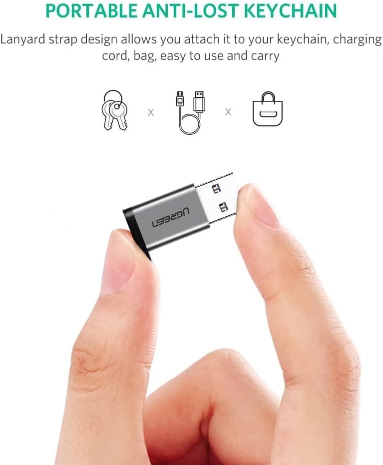 مبدل UGREEN USB 3.0 به USB Type-C مبدل UGREEN USB 3.0 به USB Type-C