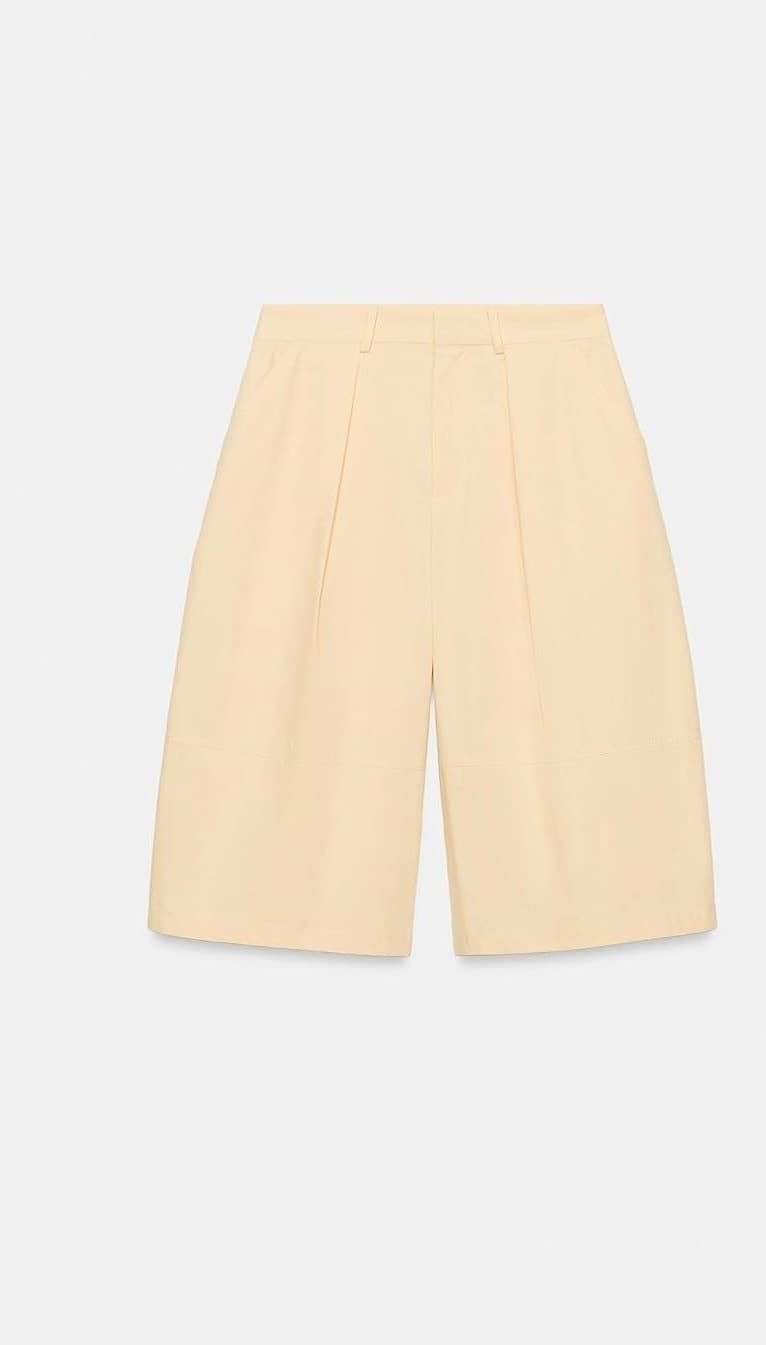 برمودا زنانه Zara پنسلی مدل ZW COLLECTION برمودا زنانه Zara پنسلی مدل ZW COLLECTION