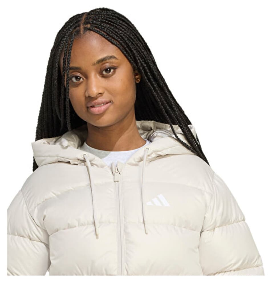 کاپشن زنانه adidas روزمره سفید مدل JV7768 کاپشن زنانه adidas روزمره سفید مدل JV7768