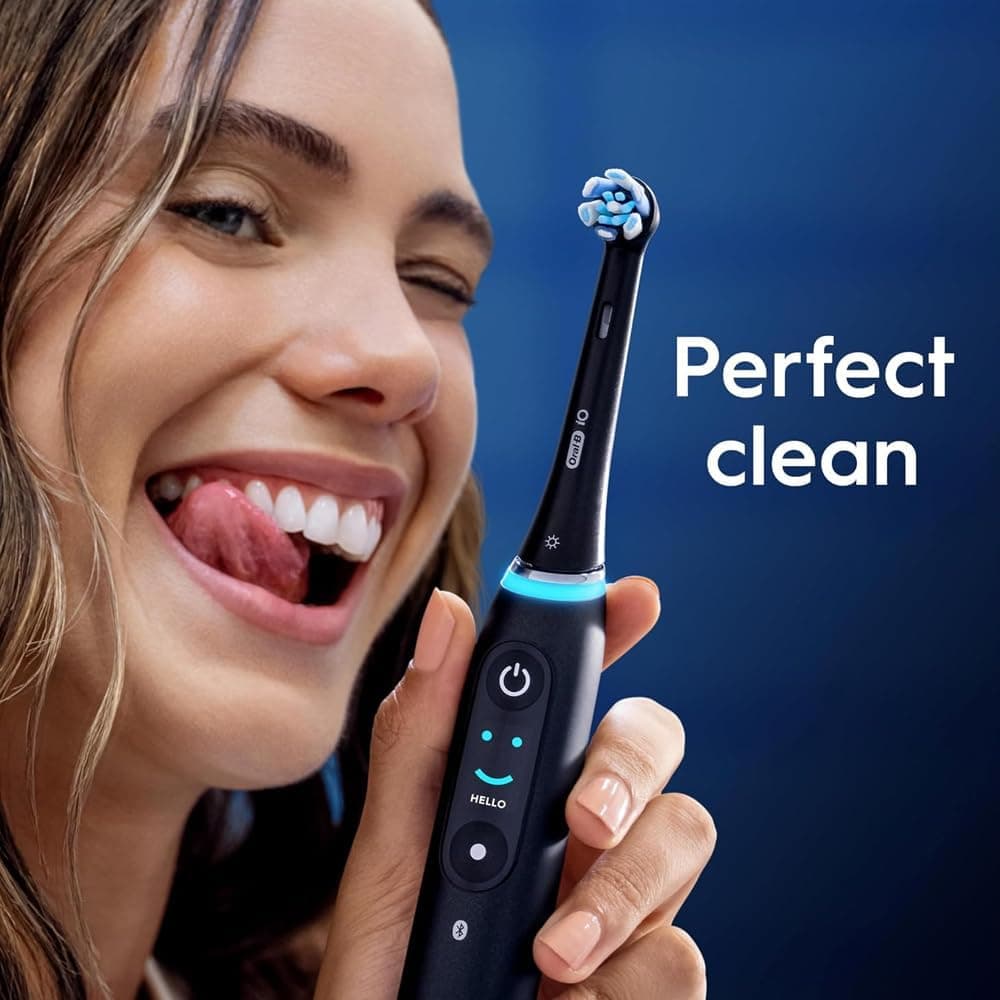 سری یدکی مسواک برقی Procter & Gamble Oral-B iO Series Ultimate Clean سفید 4 عددی با الیاف ضربدری سری یدکی مسواک برقی Procter & Gamble Oral-B iO Series Ultimate Clean سفید 4 عددی با الیاف ضربدری