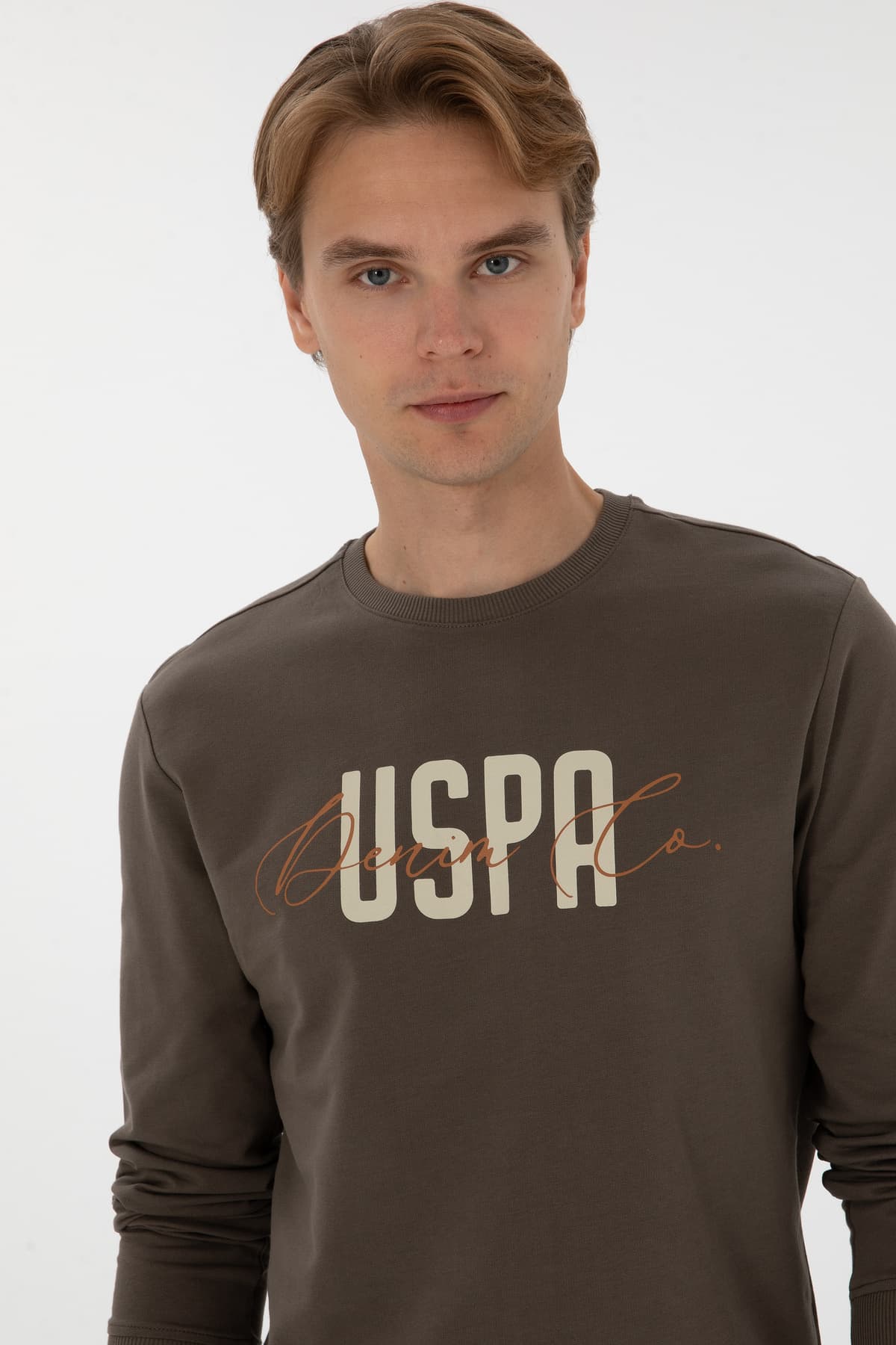 سوئیشرت مردانه U.S. Polo Assn. یقه گرد فیت معمولی ویزون نازک مدل 50315570-VR052 سوئیشرت مردانه U.S. Polo Assn. یقه گرد فیت معمولی ویزون نازک مدل 50315570-VR052