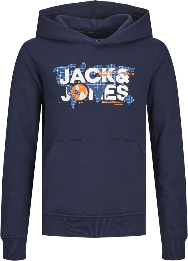 سوئیشرت پسرانه JACK & JONES کلاهدار چاپدار مدل 5003072188 سوئیشرت پسرانه JACK & JONES کلاهدار چاپدار مدل 5003072188