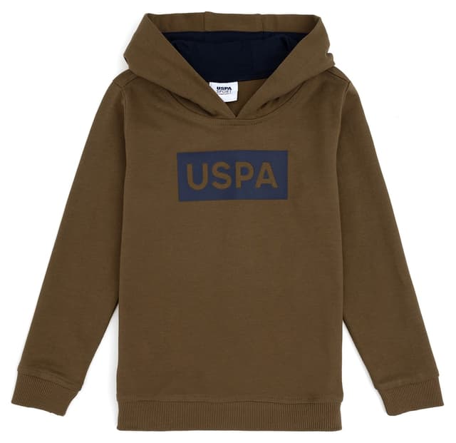 سوئیشرت پسرانه U.S. Polo Assn. خاکی کلاهدار مدل 50289125-VR027 سوئیشرت پسرانه U.S. Polo Assn. خاکی کلاهدار مدل 50289125-VR027