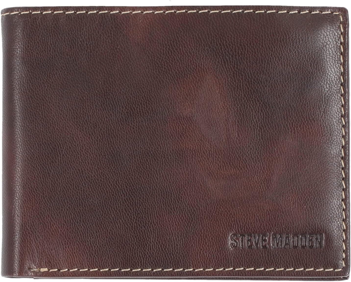 کیف پول مردانه Steve Madden قهوهای Antique Passcase مدل N80001/01RF 60 cm کیف پول مردانه Steve Madden قهوهای Antique Passcase مدل N80001/01RF 60 cm
