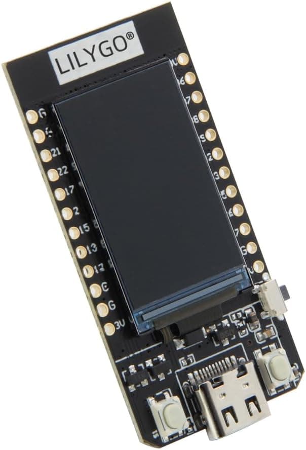 برد توسعه LILYGO ESP32 با وایفای و BLE و نمایشگر LCD 1.14 اینچی برای Arduino مدل TTGO T-Display برد توسعه LILYGO ESP32 با وایفای و BLE و نمایشگر LCD 1.14 اینچی برای Arduino مدل TTGO T-Display
