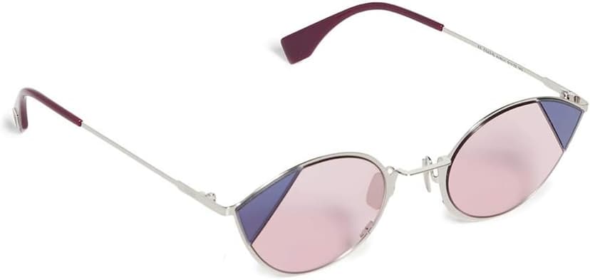 عینک آفتابی زنانه FENDI نقرهای صورتی مدل CUT EYE FF 0342/S عینک آفتابی زنانه FENDI نقرهای صورتی مدل CUT EYE FF 0342/S