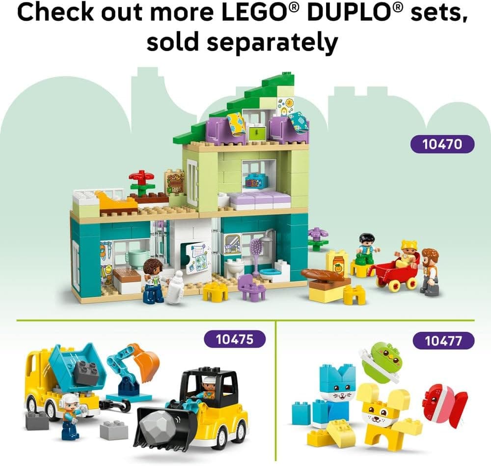 لگو DUPLO کارگاه ساختمانی و وسایل نقلیه 3 in 1 مدل 10476 لگو DUPLO کارگاه ساختمانی و وسایل نقلیه 3 in 1 مدل 10476