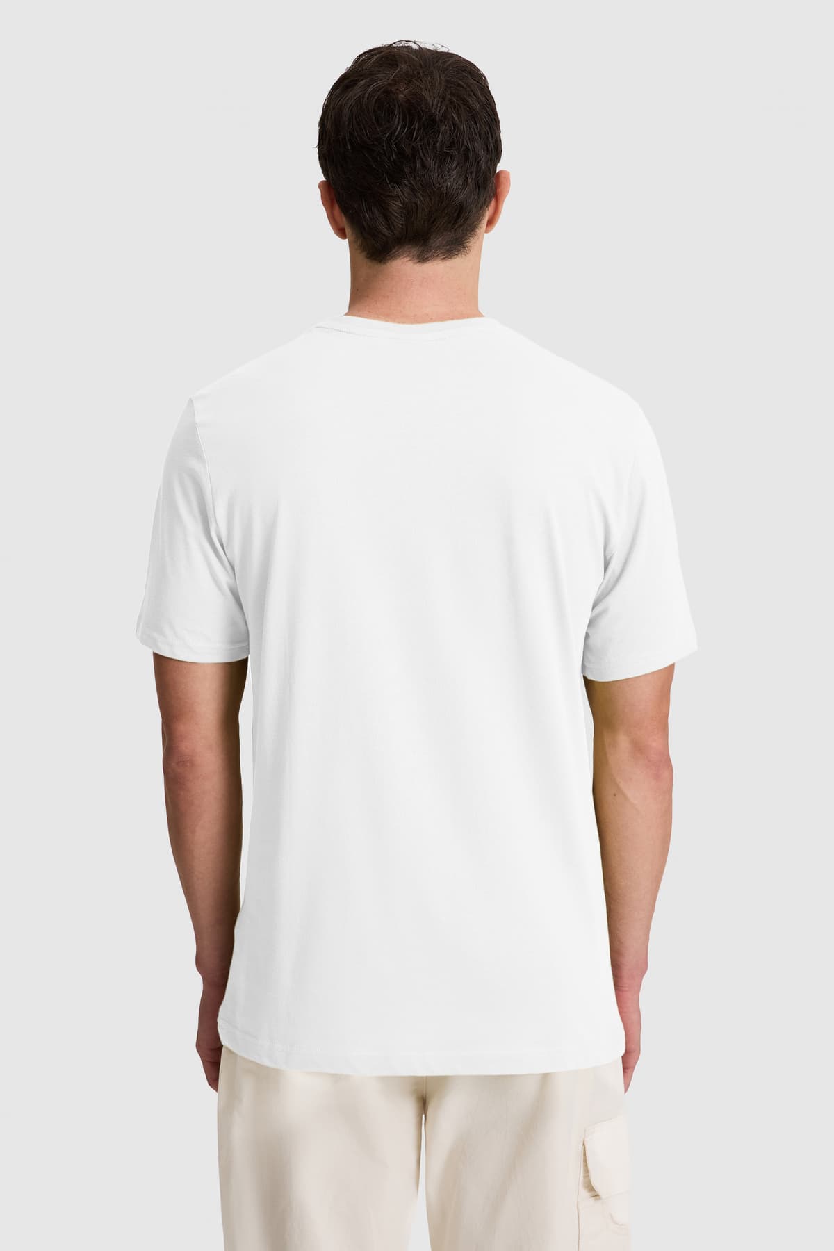 تیشرت مردانه سفید ساده U.S. Polo Assn. مدل 50327022-VR013 تیشرت مردانه سفید ساده U.S. Polo Assn. مدل 50327022-VR013