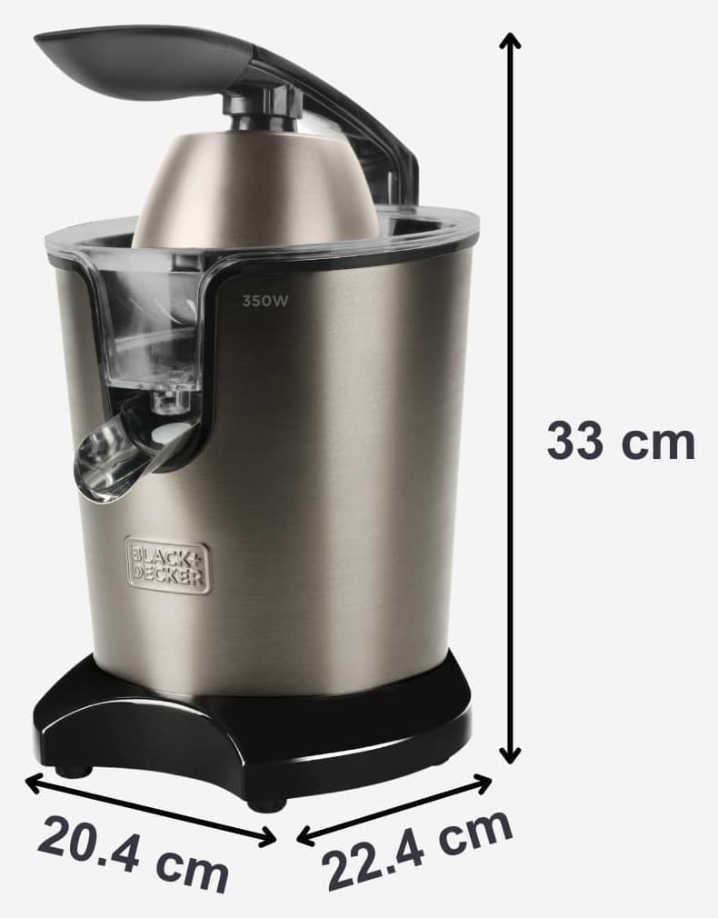 آبمرکباتگیری برقی BLACK+DECKER اهرمی 350 وات مدل BXCJ350E آبمرکباتگیری برقی BLACK+DECKER اهرمی 350 وات مدل BXCJ350E