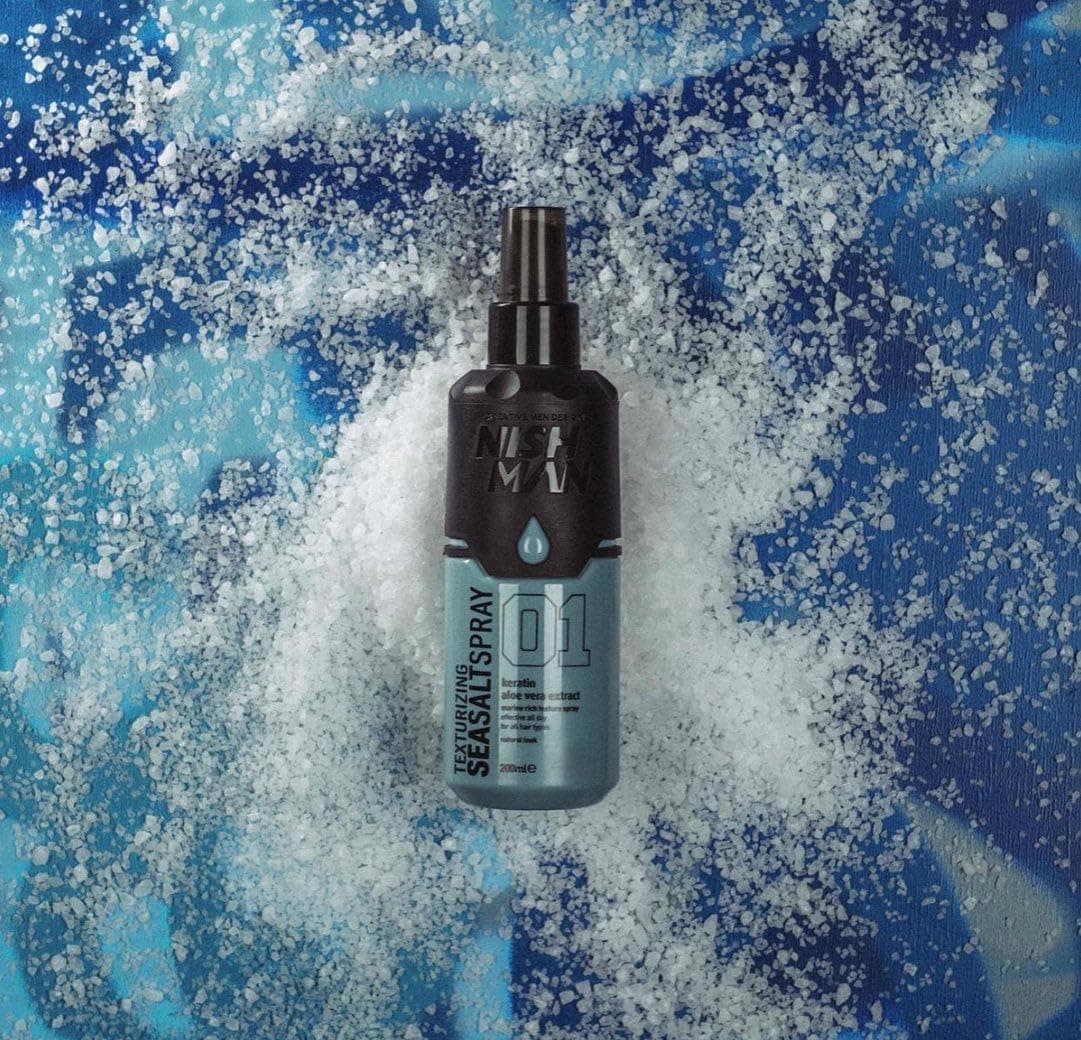 اسپری نمک دریا مو nishman مناسب همه انواع مو با پایان مات، حاوی آلوئهورا و کراتین 200 ml اسپری نمک دریا مو nishman مناسب همه انواع مو با پایان مات، حاوی آلوئهورا و کراتین 200 ml