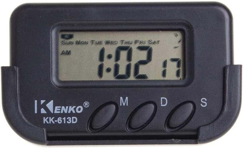 ساعت دیجیتال رومیزی و خودرویی Kenko با آلارم و کرنومتر مدل KK-613D ساعت دیجیتال رومیزی و خودرویی Kenko با آلارم و کرنومتر مدل KK-613D