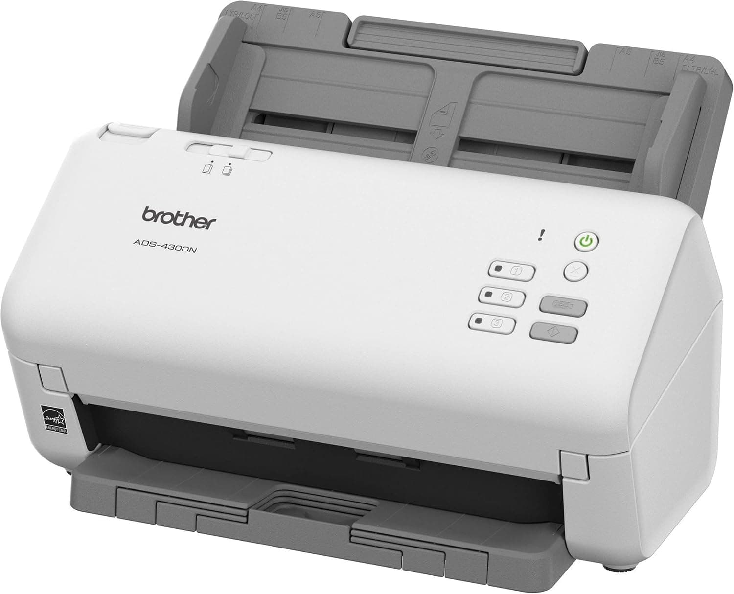 اسکنر رومیزی BROTHER با اسکن سریع، دورو و اتصال شبکه مدل ADS-4300N اسکنر رومیزی BROTHER با اسکن سریع، دورو و اتصال شبکه مدل ADS-4300N