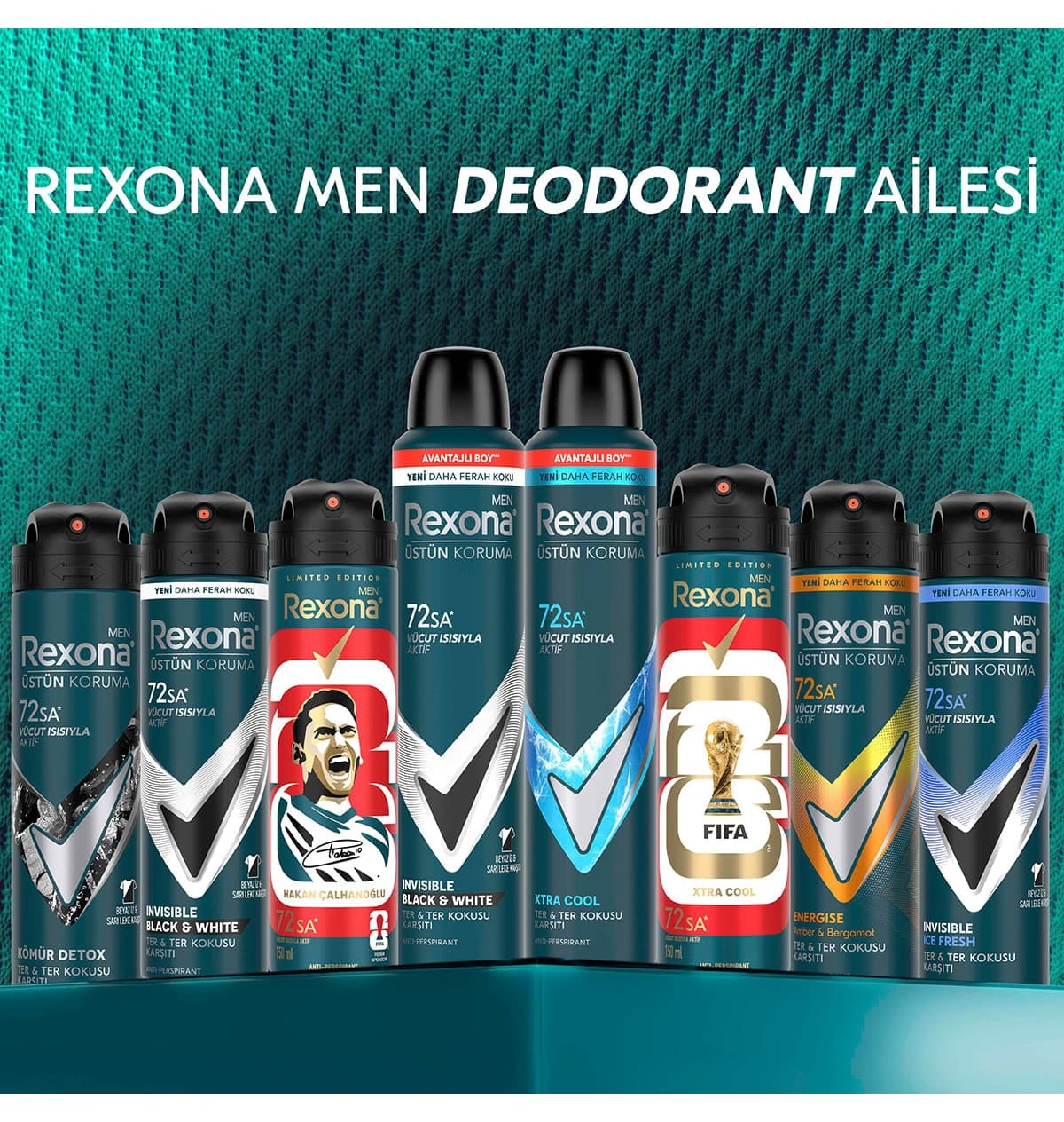 دئودورانت اسپری مردانه Rexona Xtra Cool با محافظت ۷۲ ساعته 200 ml x3 دئودورانت اسپری مردانه Rexona Xtra Cool با محافظت ۷۲ ساعته 200 ml x3
