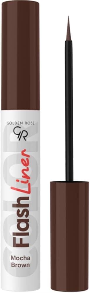 خط چشم مایع رنگی Golden Rose مدل Flash Liner شماره 108 قهوهای موکا خط چشم مایع رنگی Golden Rose مدل Flash Liner شماره 108 قهوهای موکا