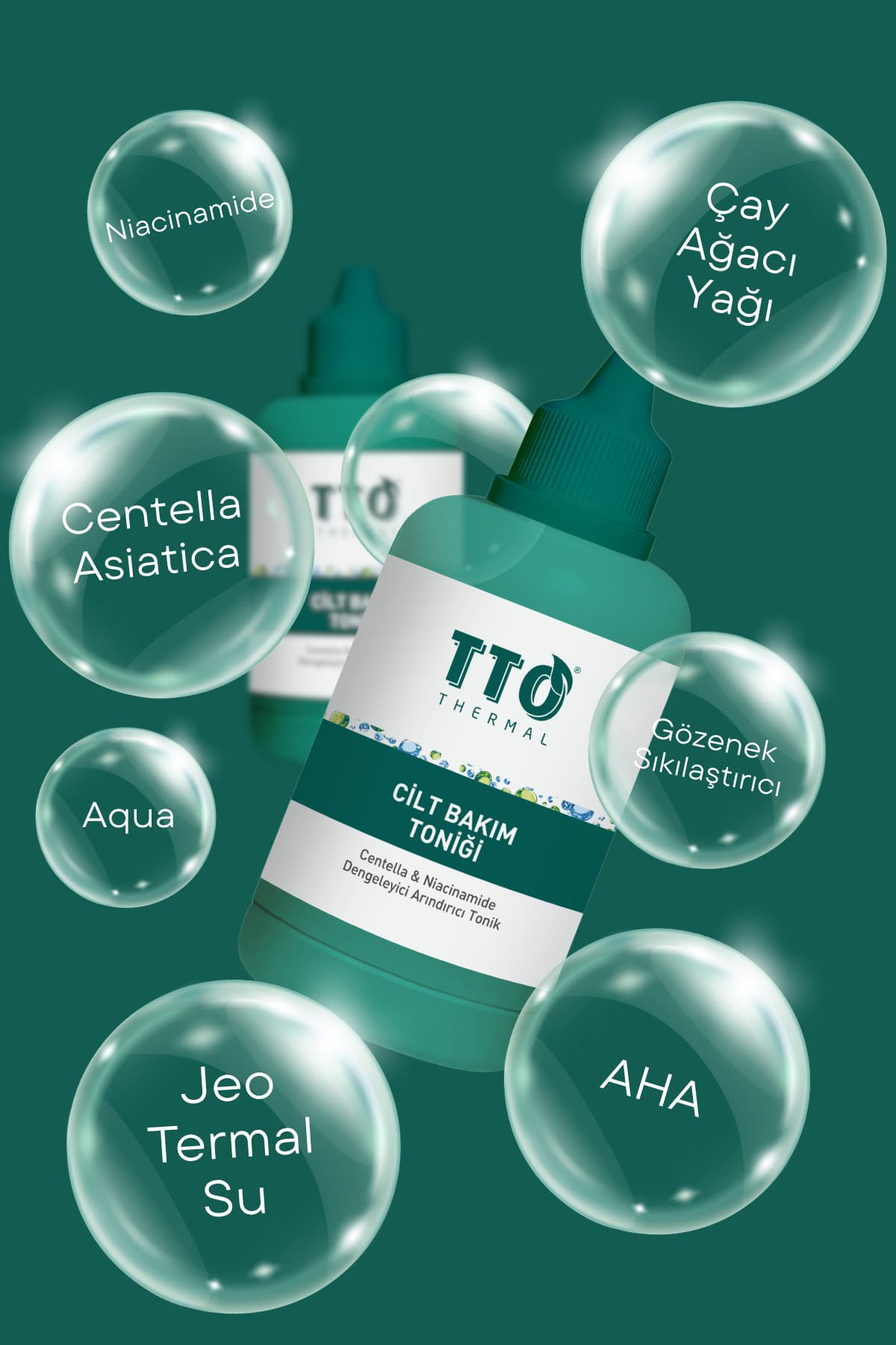 تونر صورت TTO جمعکننده و پاککننده منافذ AHA و BHA Thermal 120 ml مناسب انواع پوست تونر صورت TTO جمعکننده و پاککننده منافذ AHA و BHA Thermal 120 ml مناسب انواع پوست