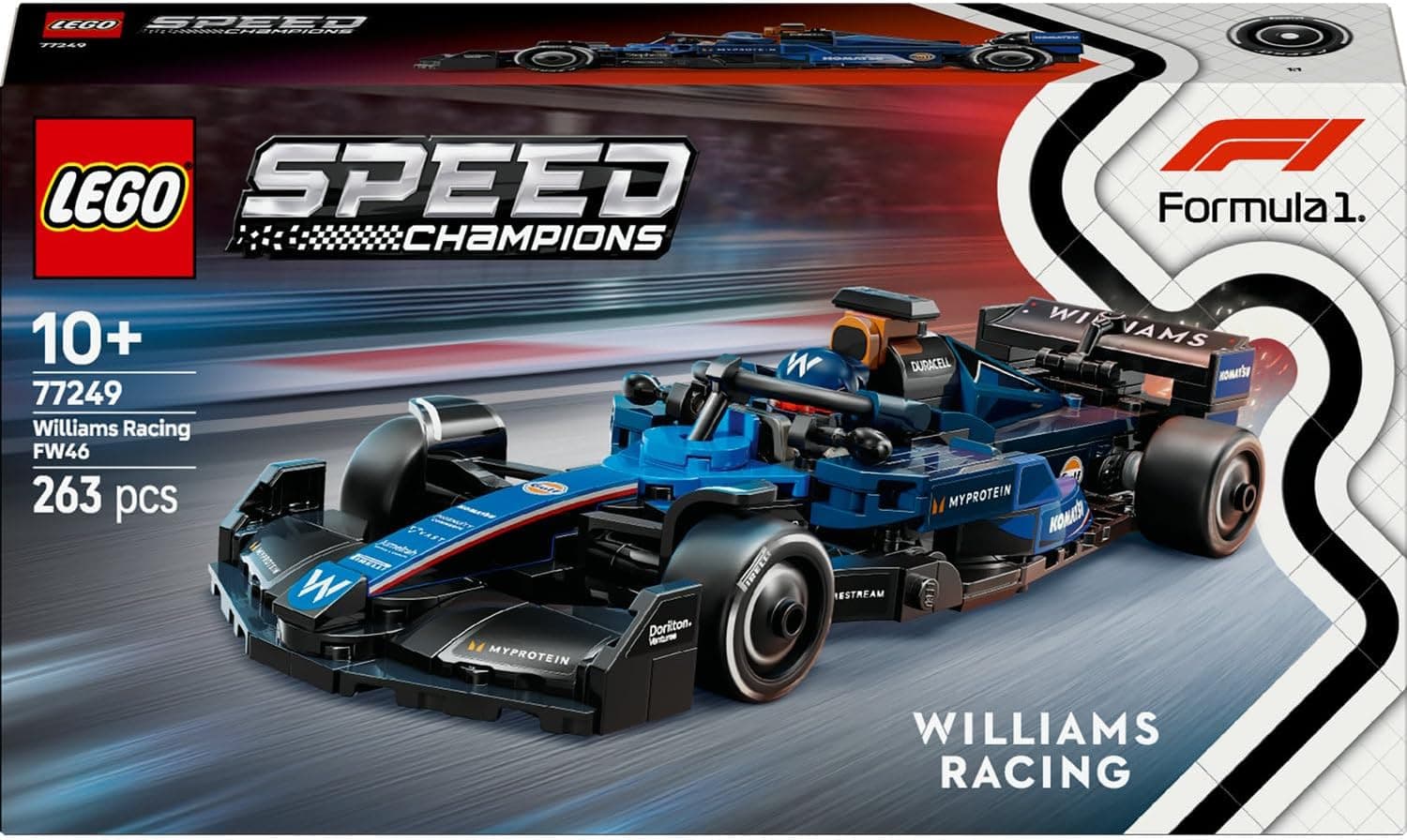 لگو Speed Champions Williams Racing FW46 ماشین مسابقه فرمول یک مدل 77249 لگو Speed Champions Williams Racing FW46 ماشین مسابقه فرمول یک مدل 77249