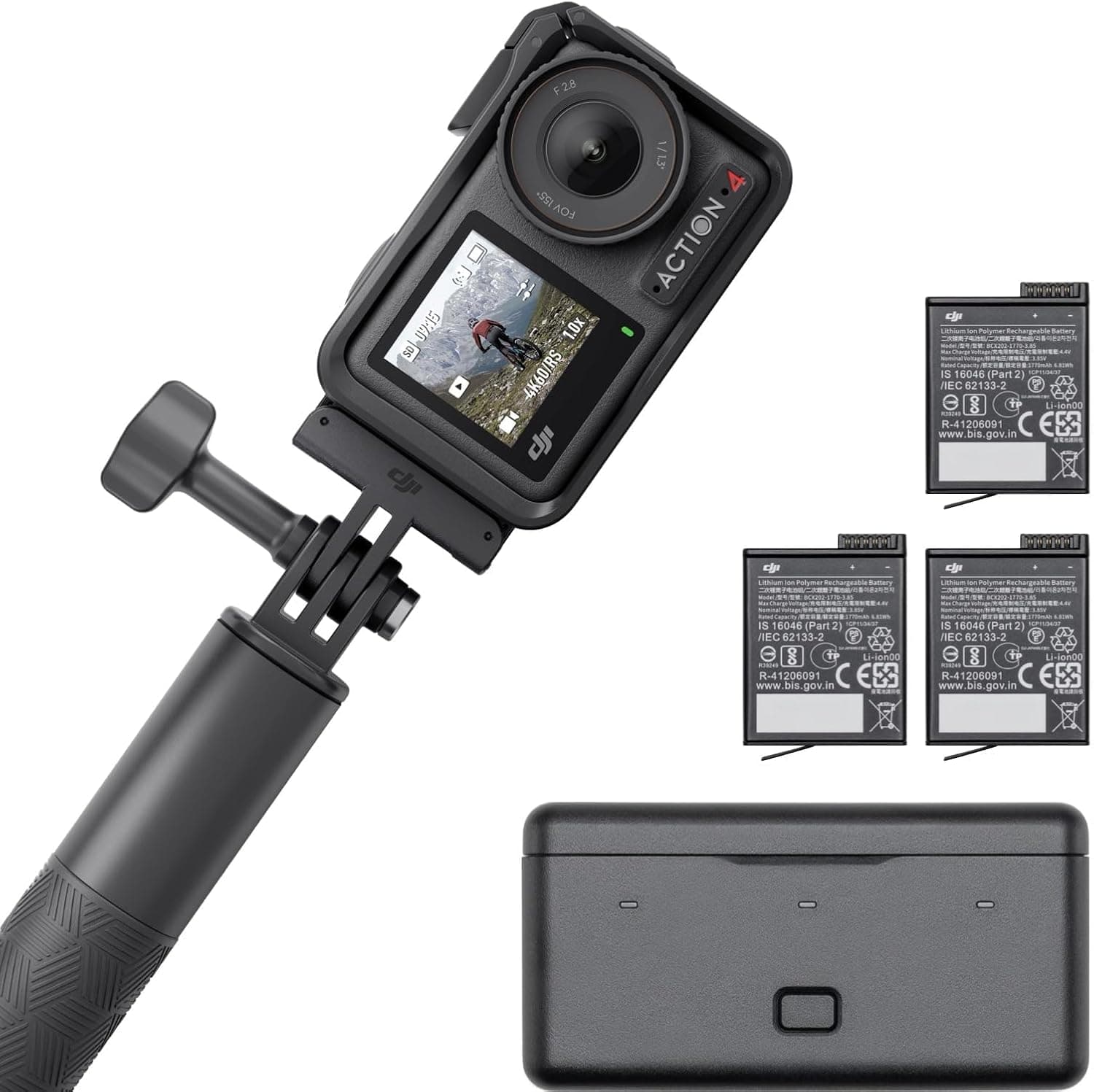 دوربین ورزشی DJI مدل Osmo Action 6 Adventure Combo دوربین ورزشی DJI مدل Osmo Action 6 Adventure Combo