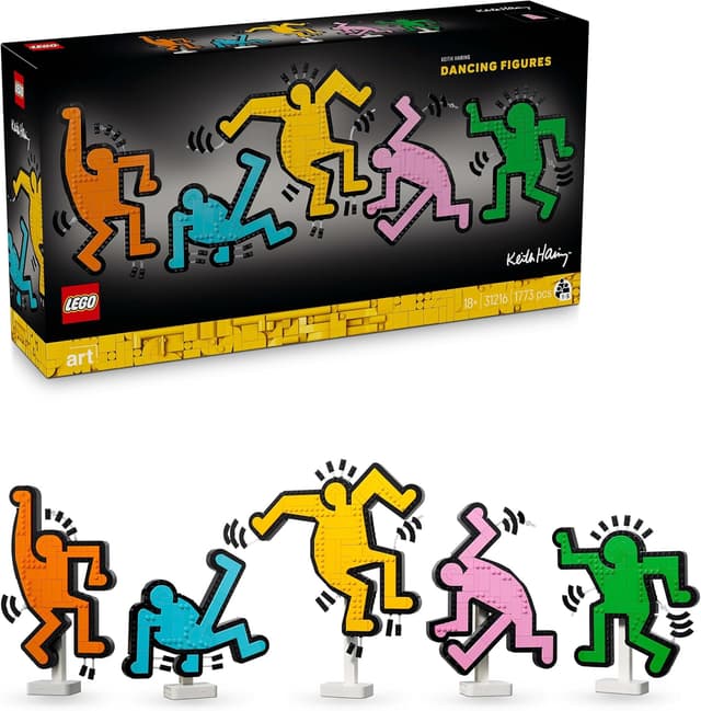 لگو 31216 Art Keith Haring فیگورهای رقصان لگو 31216 Art Keith Haring فیگورهای رقصان