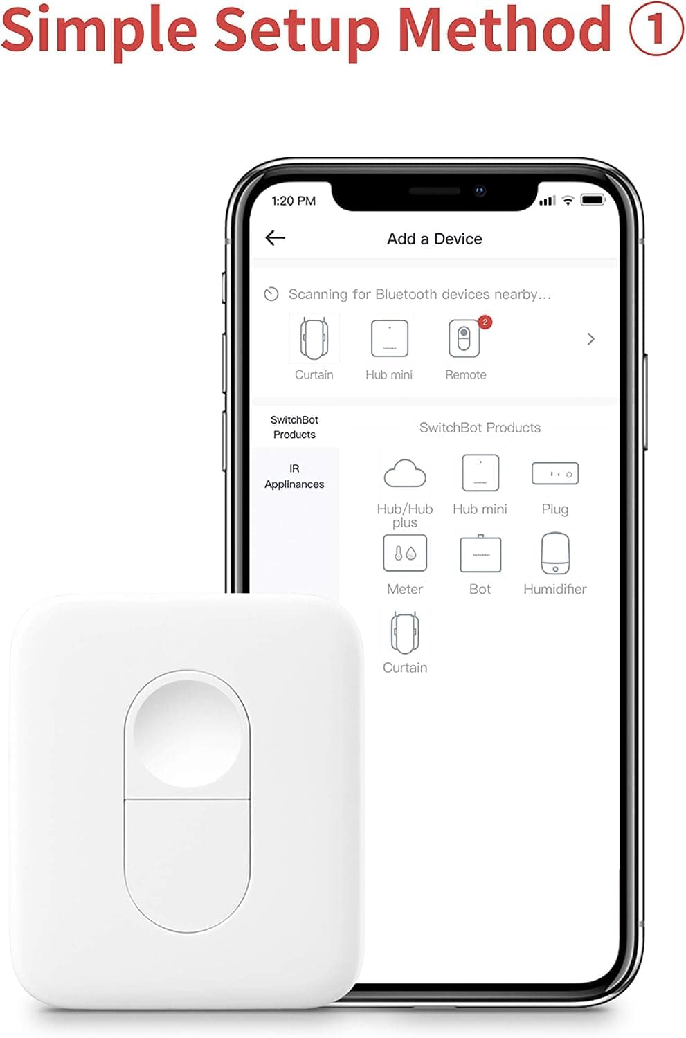 ریموت SwitchBot سفید ریموت SwitchBot سفید