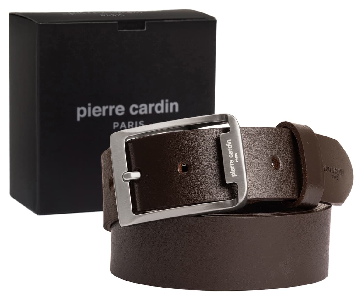 کمربند مردانه Pierre Cardin چرم آنیلین قهوهای عرض 4 cm مدل PCK04100H0I کمربند مردانه Pierre Cardin چرم آنیلین قهوهای عرض 4 cm مدل PCK04100H0I