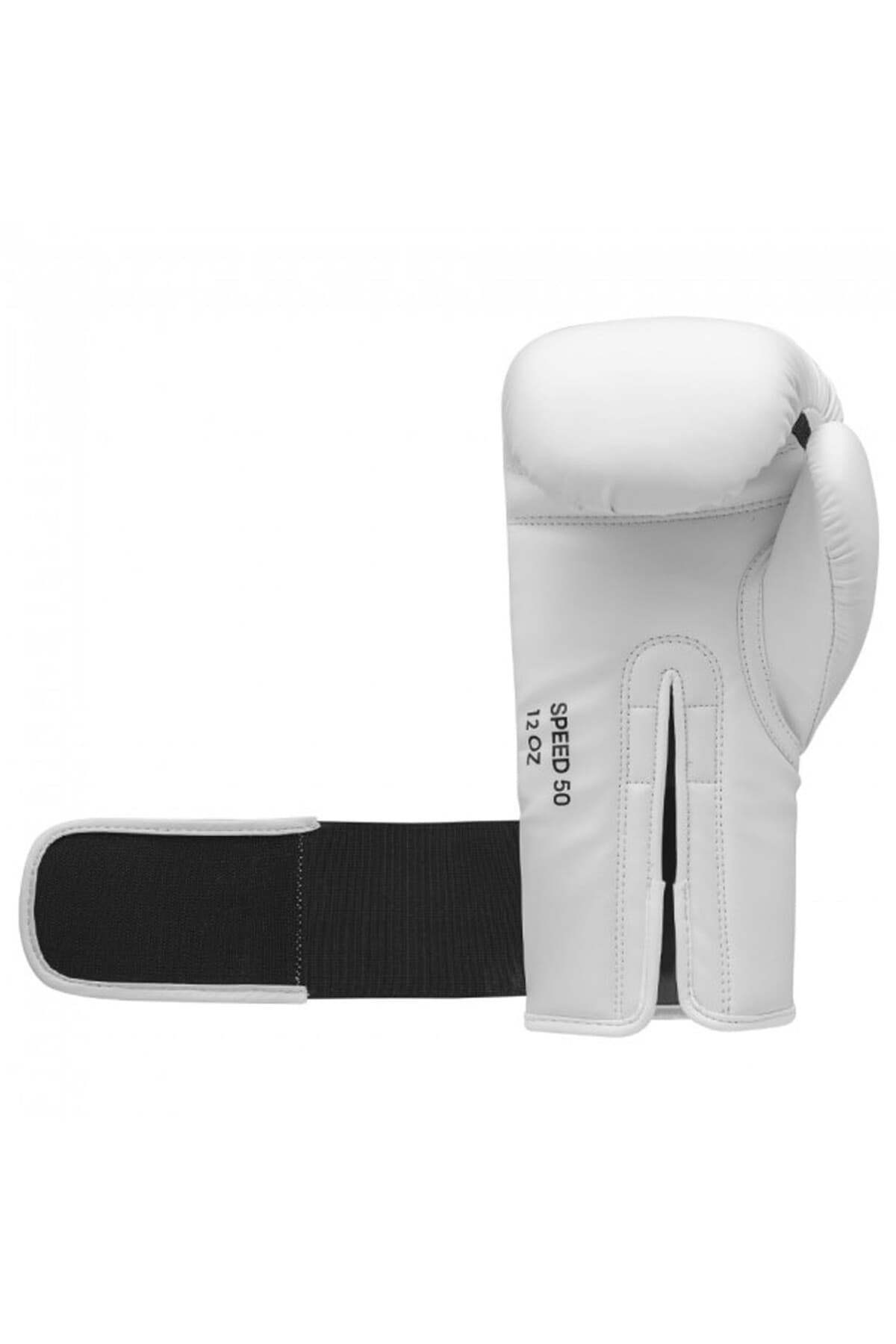 دستکش بوکس و کیکبوکسینگ adidas سفید و طلایی مدل ADISBG50 Speed 50 دستکش بوکس و کیکبوکسینگ adidas سفید و طلایی مدل ADISBG50 Speed 50