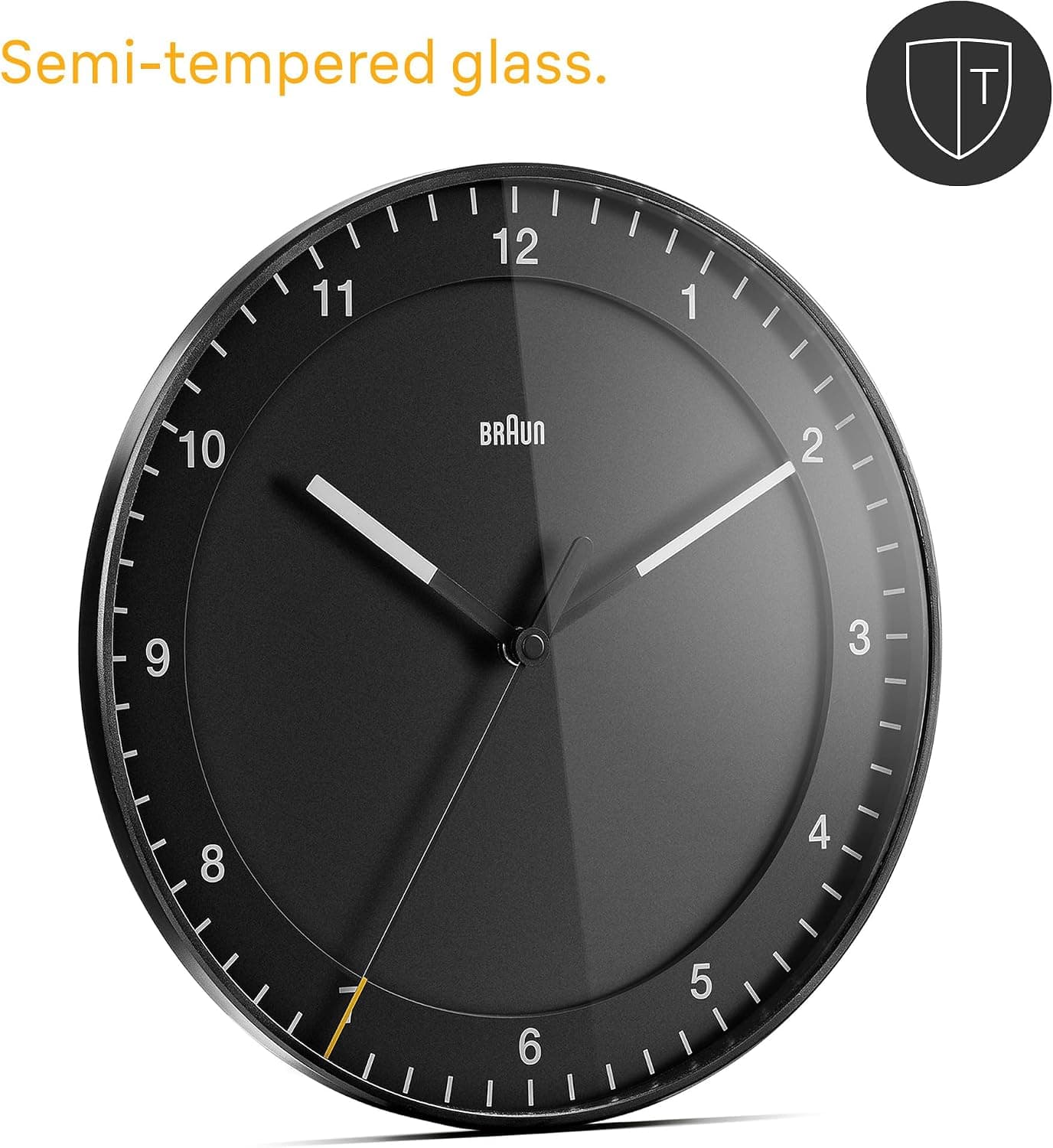 ساعت دیواری آنالوگ Braun کلاسیک بیصدا 30 cm مشکی مدل BC17B ساعت دیواری آنالوگ Braun کلاسیک بیصدا 30 cm مشکی مدل BC17B